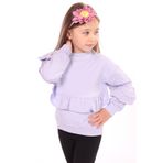 Toontoy Kız Çocuk Sweatshirt Mavi 8 YAŞ