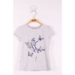 Toontoy Kız Çocuk T-Shirt - 2 Yaş - Gri Melanj