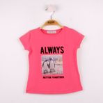 Toontoy Kız Çocuk T-Shirt Always Baskı