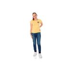 Toontoy Kız Çocuk T-Shirt Kalp Nakışlı Sarı 8 YAŞ K-131