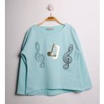 Toontoy Kiz Cocuk T-Shirt Pullu Nota Nakis
