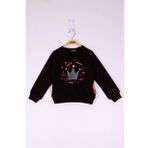Toontoy Kız Çocuk Taç Baskılı Sweatshirt