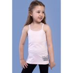 Toontoy Kız Çocuk Taş İşlemeli Atlet Pudra 3 YAŞ