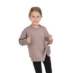 TOONTOY Kız Çocuk Taşlı Fiyonklu Sweatshirt, 8 Yaş, 24747, Acı Kahve, kız-çocuk