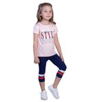 TOONTOY Kız Çocuk Taytlı Takım 5 Yaş, 5 Yaş, 10958-, Pudra, kız-çocuk