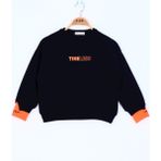 Toontoy Kız Çocuk Timeless Baskılı Sweatshirt - 8 Yaş - Turuncu