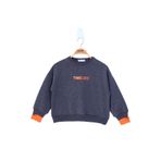 Toontoy Kız Çocuk Timeless Baskılı Sweatshirt Antrasit Melanj 8 YAŞ