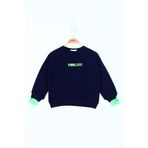 Toontoy Kız Çocuk Timeless Baskılı Sweatshirt Lacivert 12 YAŞ