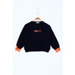 Toontoy Kız Çocuk Timeless Baskılı Sweatshirt Turuncu 10 YAŞ