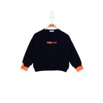 Toontoy Kız Çocuk Timeless Baskılı Sweatshirt Turuncu 14 YAŞ
