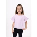 Toontoy Kız Çocuk Tişört Açık Lila 4 YAŞ
