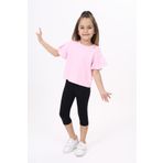 Toontoy Kız Çocuk Tişört Açık Pembe 6 YAŞ
