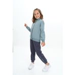 Toontoy Kız Çocuk Tnty Style Nakışlı Eşofman Takım Mavi 5 YAŞ