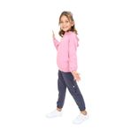 Toontoy Kız Çocuk Trend Of Fashıon Baskılı Kapüşonlu Eşofman Takım Gül Kurusu 5 YAŞ