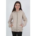 Toontoy Kız Çocuk TT Nakışlı Hırka Bej 13-14 YAŞ