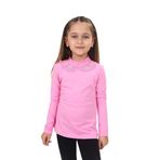 Toontoy Kız Çocuk Yakası Dantel Detaylı Tişört Pembe 10-11 YAŞ