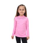 Toontoy Kız Çocuk Yakası Dantel Detaylı Tişört Pembe 13-14 YAŞ