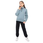 Toontoy Kız Çocuk Yarım Fermuar Nakışlı Eşofman Takım Açık Mavi 13-14 YAŞ