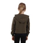 Toontoy Kız Çocuk Yazı Baskılı Sweatshirt Haki 10 YAŞ