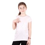 TOONTOY Kız Çocuk Yıldız Baskılı Kesik Cep Detaylı Tişört 12 Yaş, 12 Yaş, 11013-, Beyaz, Kız çocuk