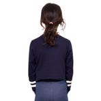 Toontoy Kız Çocuk Yıldızlı Dream Baskılı Sweatshirt - 8 Yaş - Lacivert