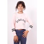 Toontoy Kız Çocuk Yıldızlı Dream Baskılı Sweatshirt