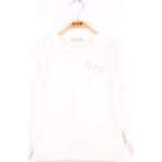 Toontoy Kız Çocuk Yusufcuk Nakışlı Sweatshirt - 5 Yaş - Ekru