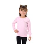 Toontoy Kız Çocuk Yusufcuk Nakışlı Tişört Açık Pembe 5 YAŞ