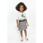 Toontoy Kız Çocuk Zebra Baskılı Elbise