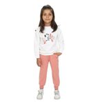 TOONTOY Kız Çocuk Zürafa Baskılı Eşofman Takım Koyu Pudra, 2 YAŞ, 24748, Koyu Pudra, kız-çocuk
