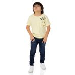 Toontoy Palmiyeli Baskılı Sarı Erkek Çocuk T-shirt