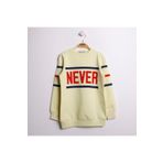 Toontoy T11930 8-14 Yaş Sarı Never Baskılı Kız Çocuk Sweatshirt