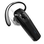 TOORUN Bluetooth kulaklık, M26 Bluetooth kulaklık, eller serbest V5.0 kablosuz gürültü önleyici ve mikrofonlu Android iPhone cep telefonu dizüstü bilgisayar ile uyumlu - siyah
