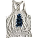 Top Glory 5057 Fitness GYM Tank Top Gri Erkek Atlet