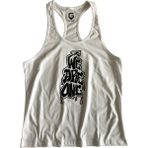 Top Glory 5060 Fitness GYM Tank Top Gri Erkek Atlet
