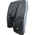 Top Glory Gri Şeritli Spor Şortu Erkekler İçin Nefes Alabilen Özellikli Fitness Şort - XS - Gri - Gri