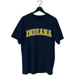 Top Glory Indiana Baskılı Basketbol T-Shirt Sporcu Tişörtü - M - Lacivert