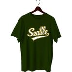 Top Glory Seattle Baskılı Basketbol T-Shirt Sporcu Tişörtü - 3XL - Yeşil