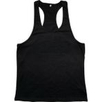 Top Glory Siyah Fitness Gym Tank Top Atlet %100 Pamuklu Erkek Sporcu Atleti Üst - XL