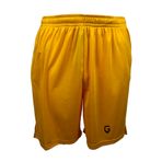 TOP GLORY (T1252) Fitness Şort Spor Şortu Sarı