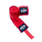TOP GLORY (T1306) Kick Boks, Muay Thai, Boks El bandajı 4,5 Metre Kırmızı