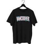 Top Glory Vancouver Baskılı Basketbol T-Shirt Sporcu Tişörtü - M - Siyah