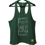 Top Glory Whs Yeşil Renkli Fitness Gym Tank Top Erkek Sporcu Atleti Nefes Alabilir Kumaş