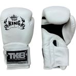 Top King Boks Eldiven , Kickboks Eldiveni , Muaythai Eldiveni , Mma Eldiveni - Beyaz - 8 oz