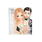 Top Model 6654 Gelin Damat Boyama Kitabı