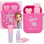 Top Model by Depesche Top Model Kız Çocuk Lip Gloss Parlatıcı Ruj Seti Anahtarlıklı Çanta Süsü