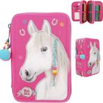 Top Model Miss Melody Triple Pencil Case Pink 3 Katlı Dolu Kalem Kutu