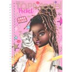 Top Model Pocket Design Tasarım Boyama Defteri - Pembe