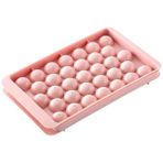 Top Pembe 20X11 cm 33 Izgaralar Buz Küpü Makinesi Şekil Kalıp Yeniden Kullanılabilir Buz Topu Küp Tepsi Buz Kovaları Popsicle Silikon Çikolata Kalıp Ev Aletleri (Yurt Dışından) - Ice Cream Tubs - Renkli