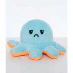 Top Rock Store Mod Değiştiren Ahtapot Duygulu Iki Yüzlü Peluş Oyuncak 20 cm Hediyelik Uyku Arkadaşı - Standart - Mavi